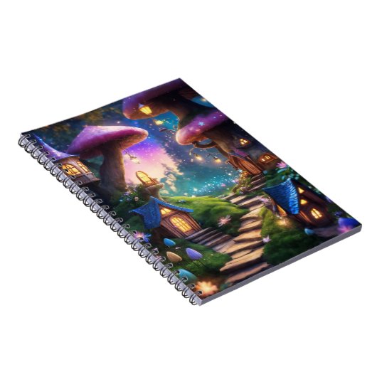 Zauberhafte Fantasy Fantasy Magical Forest Notizblock (Rechte Seite)