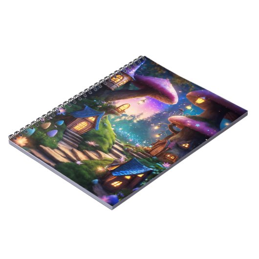 Zauberhafte Fantasy Fantasy Magical Forest Notizblock (Linke Seite)