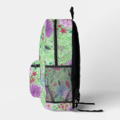 Zauberhafte Farben für den Kunstgarten Bedruckter Rucksack (Rechts)