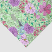 Zauberhafte Farben im Wasserfarben Garten Blumen Seidenpapier (Ausschnitt)