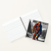 Zauberhafte farbenfrohe Bigfoot Glaube Zitat Notizblock (Innenseite)