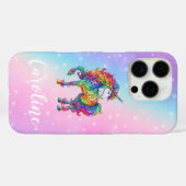 Zauberhafte farbenfrohe Einhorn Case-Mate iPhone Hülle (Rückseite (Horizontal))
