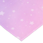 Zauberhafte farbenfrohe Einhorn Tischdecke (Schrägansicht)
