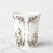 Zauberhafte Fee Tea Party Blumenmädchen Kinderdusc Pappbecher (Rechts)