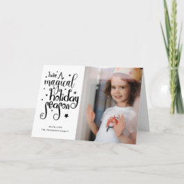 Zauberhafte Feiertage Weihnachten Foto abgelegt