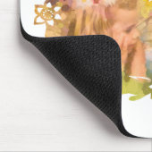 Zauberhafte Flüstern: Zwei Feenfreunde im Garten Mousepad (Ecke)