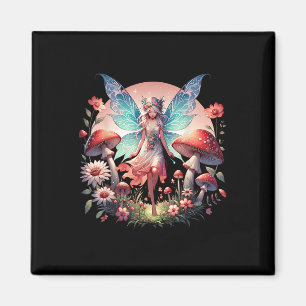 Zauberhafte Forest Fairy Fantasy Mystical Butterfl Magnet