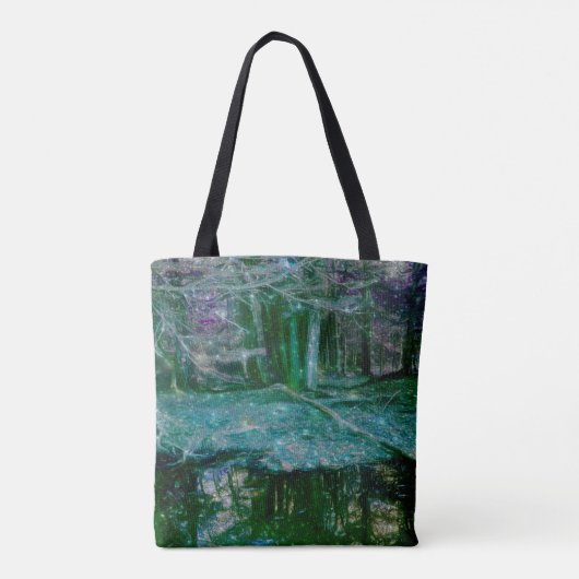 Zauberhafte Forest Mystical Fantasy Art Tasche (Rückseite)