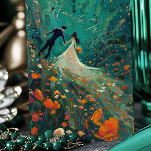 Zauberhafte Gartenhochzeit Einladung