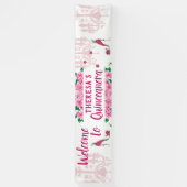 Zauberhafte Gartenmädchen - Lámpara rosa zapato Banner (Vertikal)