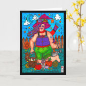 Zauberhafte Gartenzauberkunstkarte Karte (Gelbe Blume)