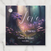 Zauberhafte Gastgeschenk Hochzeit des verzauberten Geschenkanhänger (Vorderseite)