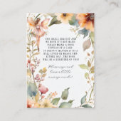 Zauberhafte Girl Books für Kinder Begleitkarte (Rückseite)