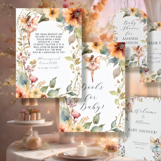 Zauberhafte Girl Books für Kinder Begleitkarte