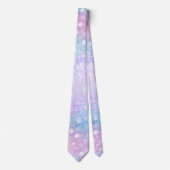 Zauberhafte Glitzer Glitzern rosa Design Krawatte (Vorderseite)