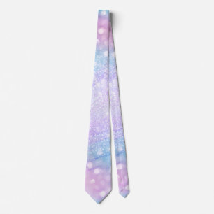 Zauberhafte Glitzer Glitzern rosa Design Krawatte