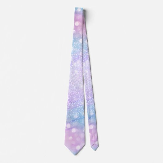 Zauberhafte Glitzer Glitzern rosa Design Krawatte (Vorderseite)