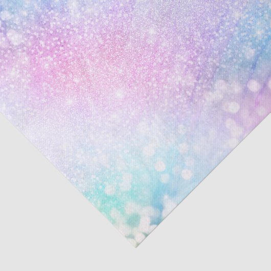 Zauberhafte Glitzer Glitzern rosa Design Seidenpapier (Ausschnitt)