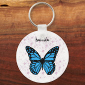 Zauberhafte Glitzer-Kunst Schlüsselanhänger (Vorderseite)