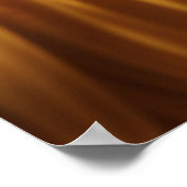 Zauberhafte goldene, elegante, funkelnde Flügel Poster (Ecke)