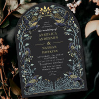 Zauberhafte Gothic Raven Floral Wedding Ach