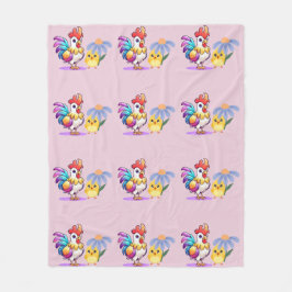 Zauberhafte Hahn-Baby-Mädchen-Fleece-Decke Fleecedecke