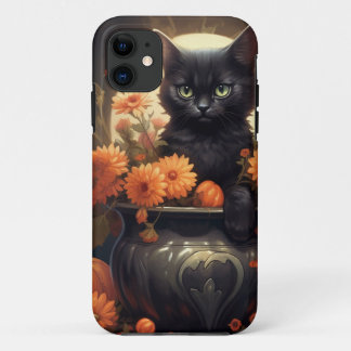 Zauberhafte Halloween-Katze Case-Mate iPhone Hülle