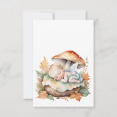 Zauberhafte Herbstdusche aus Woodland Dankeskarte (Rückseite)