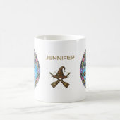 Zauberhafte Hexenpilotin Kaffeetasse (Mittel)