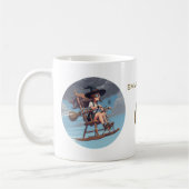 Zauberhafte Hexenpilotin Kaffeetasse (Links)