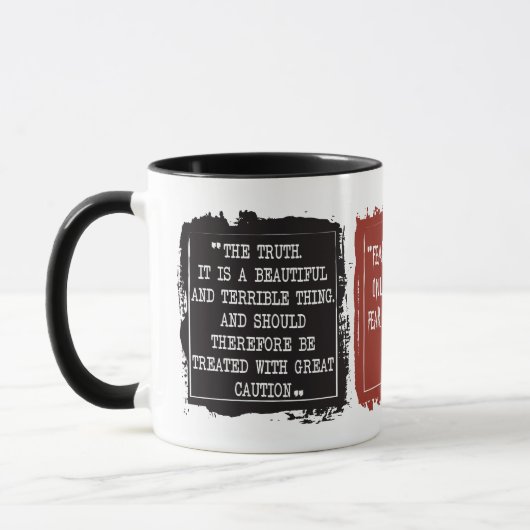 Zauberhafte HP-Tasse, Zaubergeschenk für Inspirati Tasse (Links)