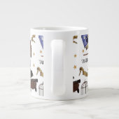 Zauberhafte KARTENKARTEN™ Wasserfarbe Jumbo-Tasse (Rückseite)