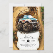 Zauberhafte Kids' Monster Truck Geburtstag