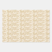 Zauberhafte Klassik Elegance Weihnachten Geschenkpapier Set (Vorderseite)