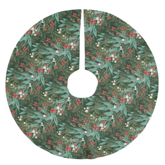 Zauberhafte Klassik Elegance Weihnachten Polyester Weihnachtsbaumdecke (Vorderseite)