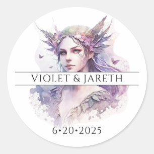 Zauberhafte, klassische Rundaufkleber für die Hoch Runder Aufkleber