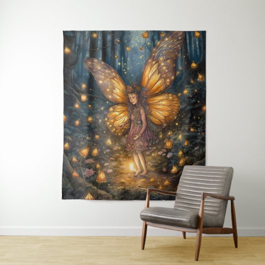 Zauberhafte Kunstkids oder Kinderzimmer Room Wall Wandteppich (Beispiel)