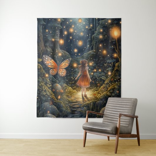 Zauberhafte Kunstkids oder Kinderzimmer Room Wall Wandteppich (Beispiel)