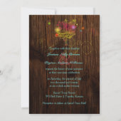 Zauberhafte Landeshochzeit mit inspirierenden Bäum Einladung (Rückseite)
