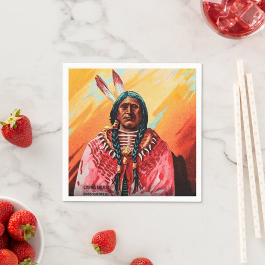 Zauberhafte Laternengläser mit glatter Streifenbri Serviette (Beispiel)