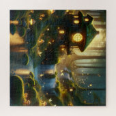 Zauberhafte Lichter und Wasserfall Träume Puzzle (Horizontal)