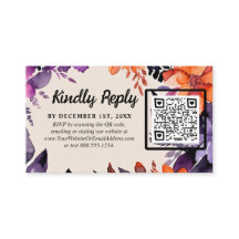 Zauberhafte Lila Hochzeit + Orangefarbenes Hallowe