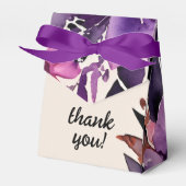 Zauberhafte Lila Hochzeit + Orangefarbenes Hallowe Geschenkschachtel (Vorderseite)