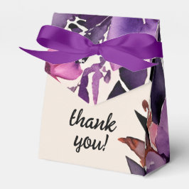 Zauberhafte Lila Hochzeit + Orangefarbenes Hallowe Geschenkschachtel