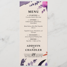 Zauberhafte Lila Hochzeit + Orangefarbenes Hallowe Programm