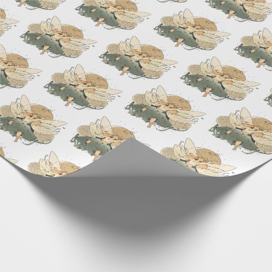 Zauberhafte Märchen - Whimsical Fantasy Art Geschenkpapier (Ecke)