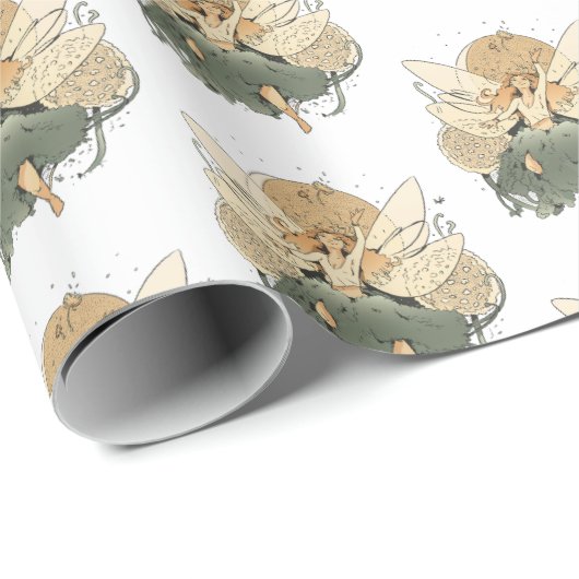 Zauberhafte Märchen - Whimsical Fantasy Art Geschenkpapier (Rolleneckpunkt)