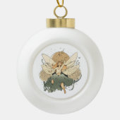 Zauberhafte Märchen - Whimsical Fantasy Art Keramik Kugel-Ornament (Vorderseite)