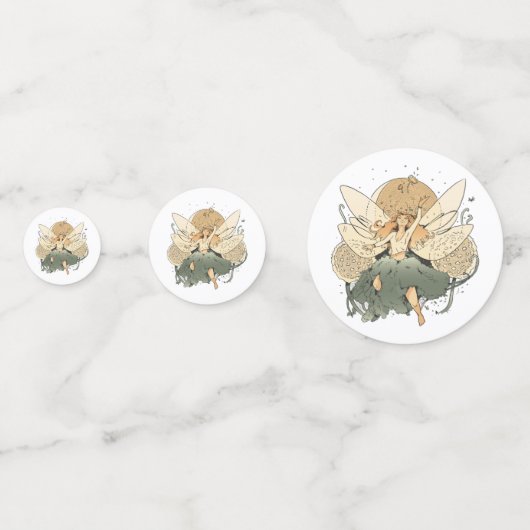 Zauberhafte Märchen - Whimsical Fantasy Art Konfetti (Vorderseiten)