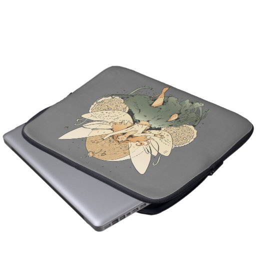 Zauberhafte Märchen - Whimsical Fantasy Art Laptopschutzhülle (Vorne Knopf)